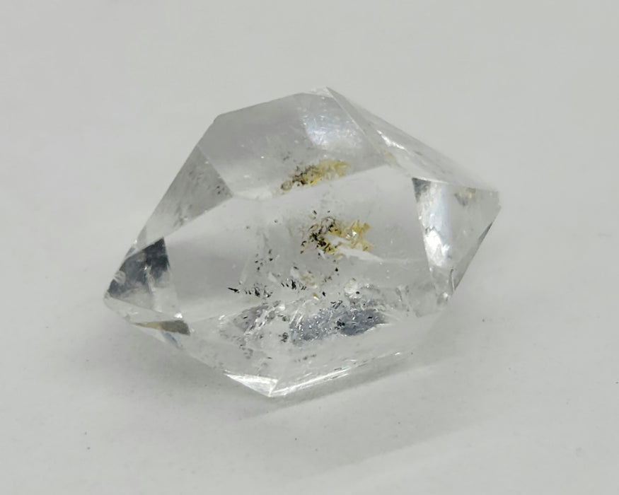 Pakimer Diamond with Fluorescent Petroleum Inclusions | Balochistan, Pakistan