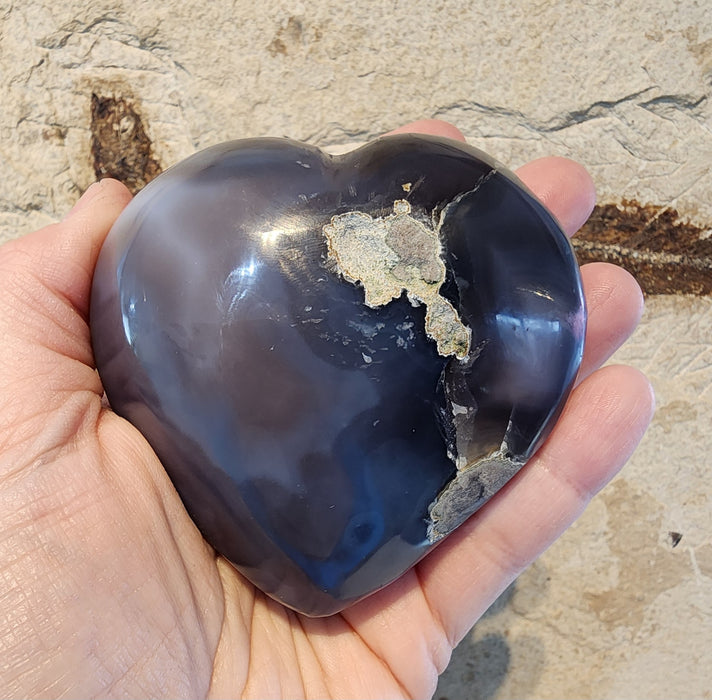 3" Druzy Amethyst Heart | Uruguay