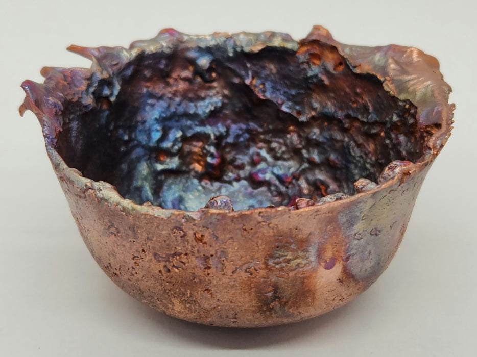 Beautiful Copper Hand Forged Decorative Bowl | Small