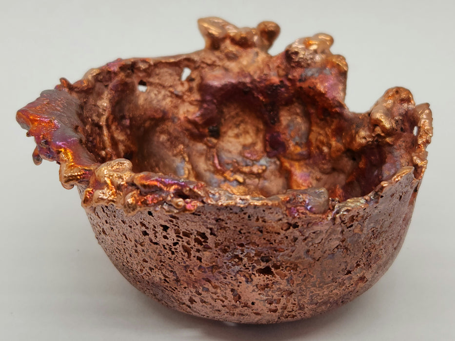 Beautiful Copper Hand Forged Decorative Bowl | Small
