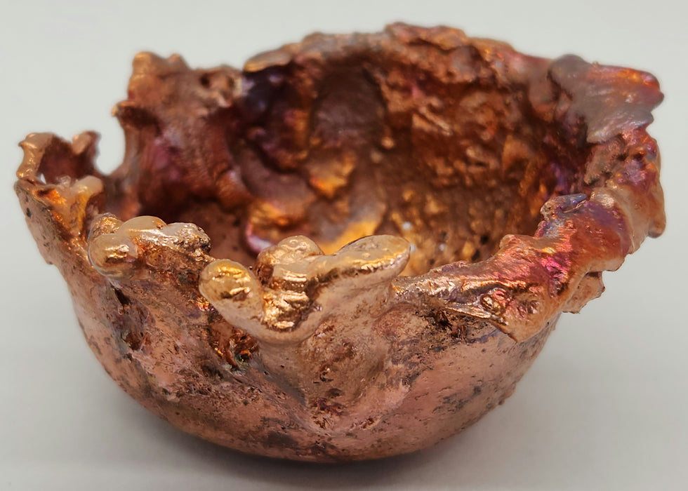 Beautiful Copper Hand Forged Decorative Bowl | Small