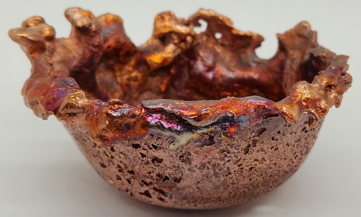 Beautiful Copper Hand Forged Decorative Bowl | Small