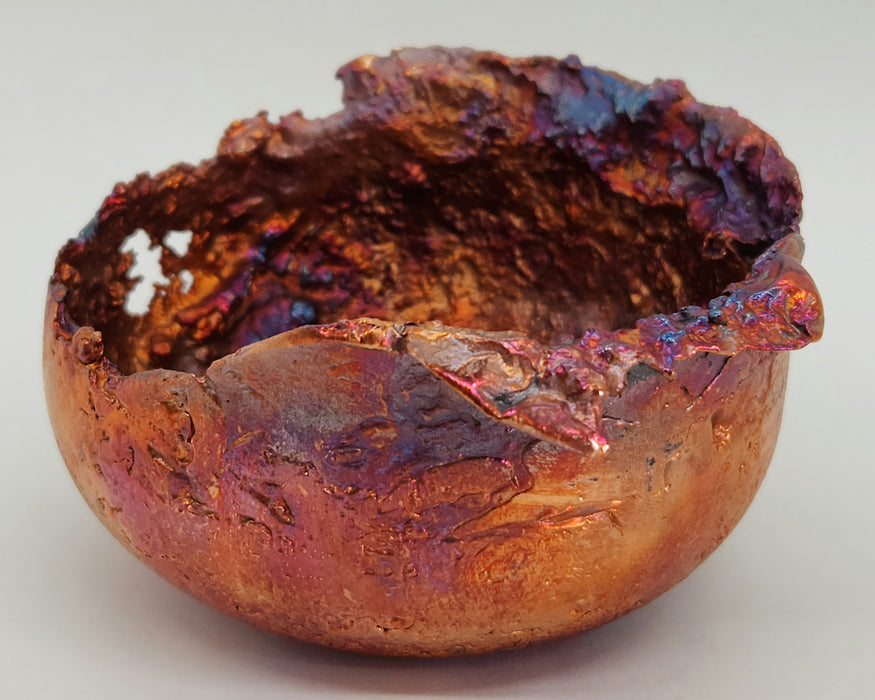 Beautiful Copper Hand Forged Decorative Bowl | Medium