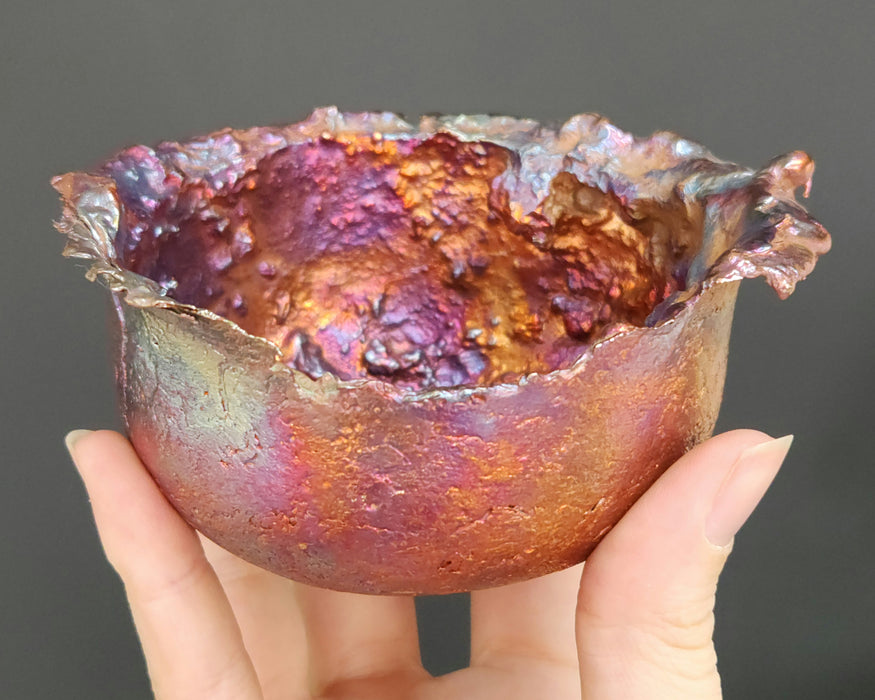 Beautiful Copper Hand Forged Decorative Bowl | Medium