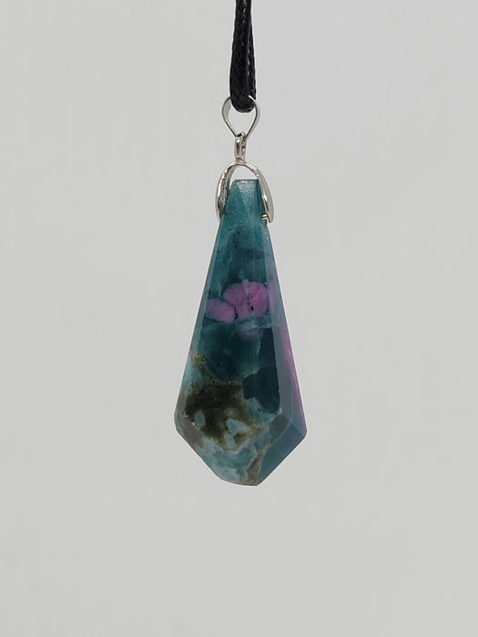 Ruby Fuchsite Pendant Necklace