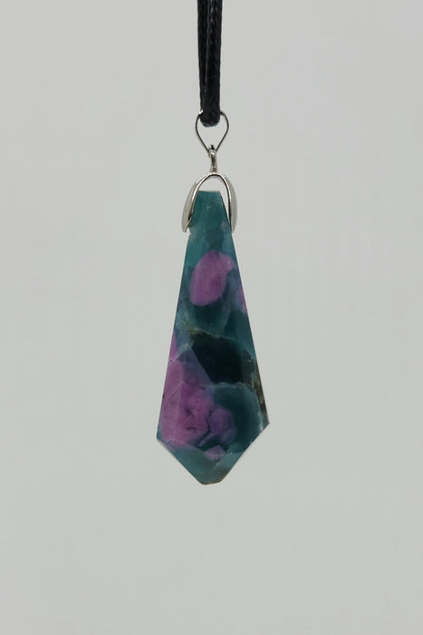 Ruby Fuchsite Pendant Necklace