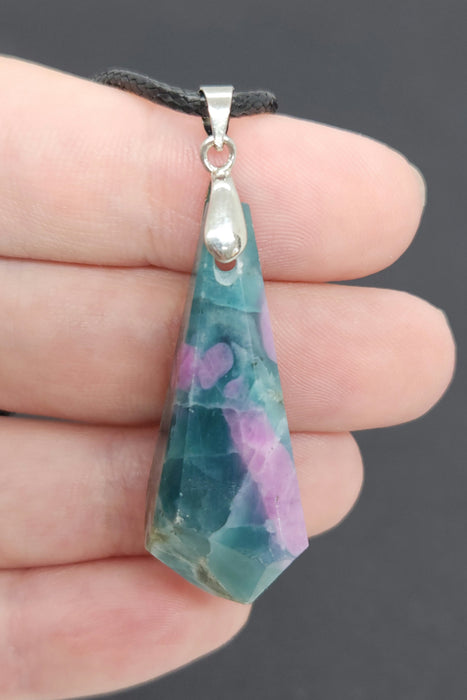 Ruby Fuchsite Pendant Necklace