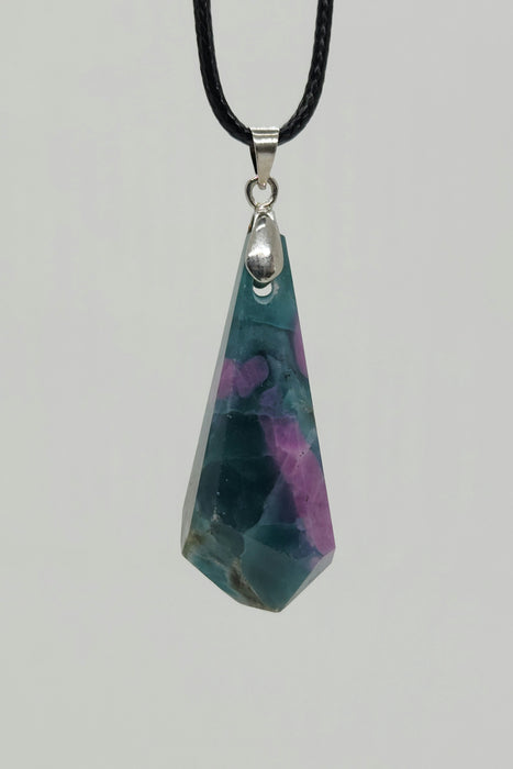 Ruby Fuchsite Pendant Necklace