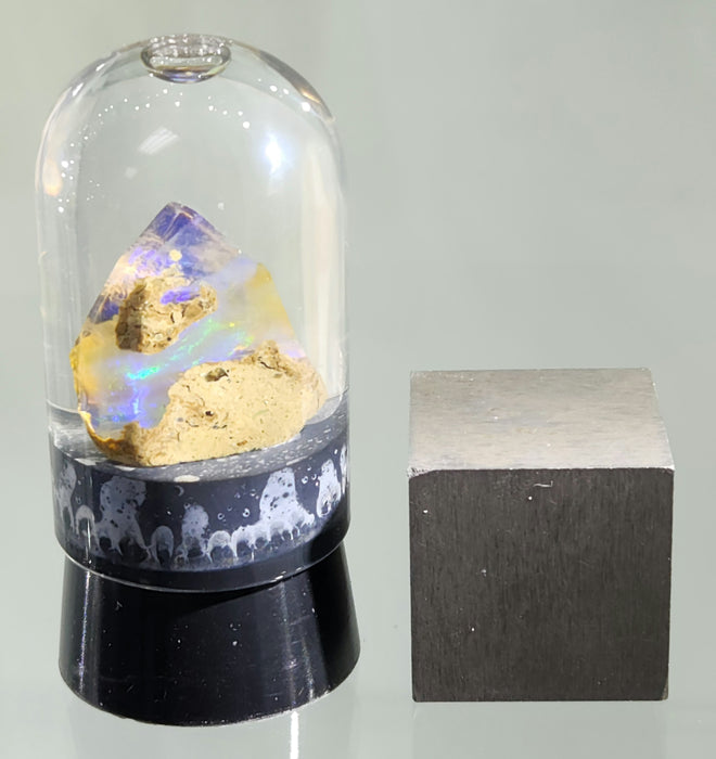 Ethiopian Water Opal in Display Case