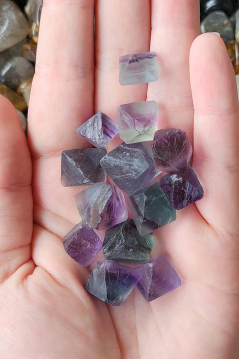 Natural Fluorite Octahedrons
