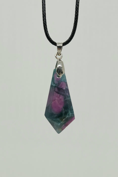 Ruby Fuchsite Pendant Necklace