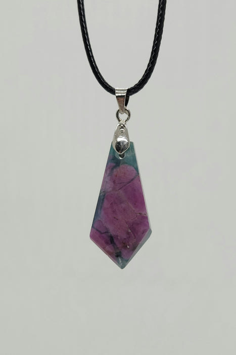 Ruby Fuchsite Pendant Necklace