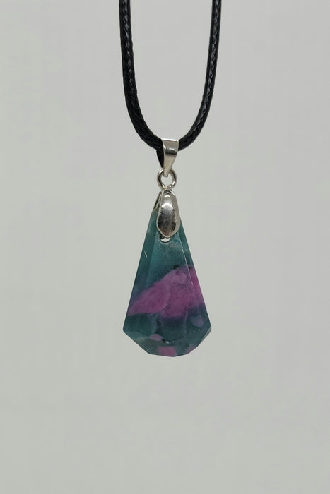 Ruby Fuchsite Pendant Necklace