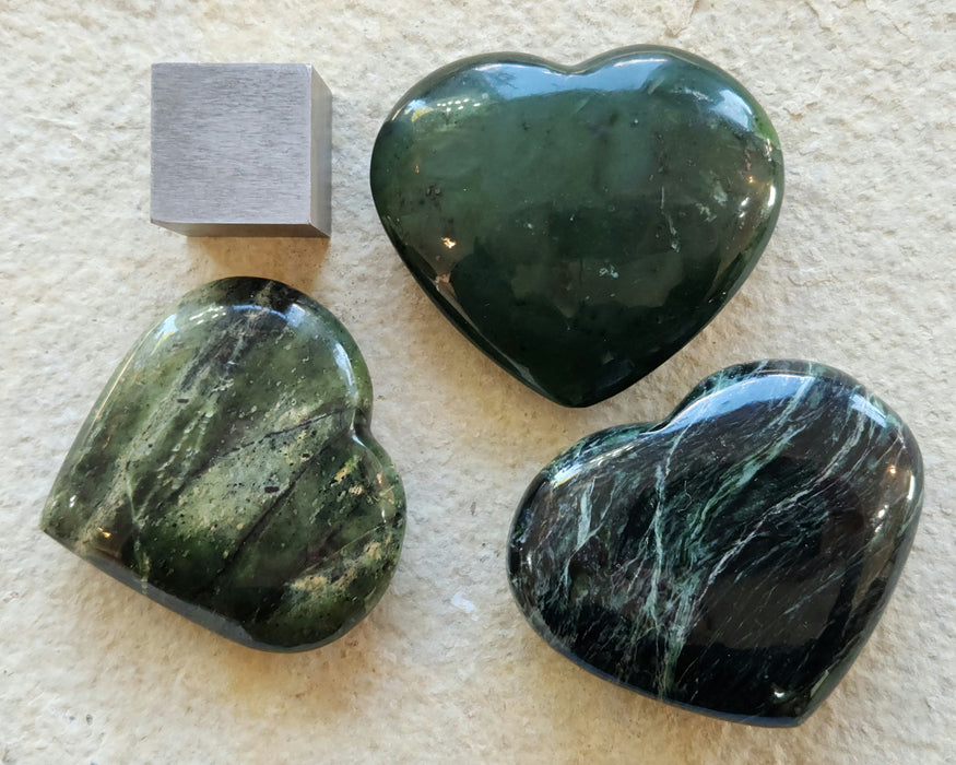 Nephrite Jade Hearts | Afghanistan