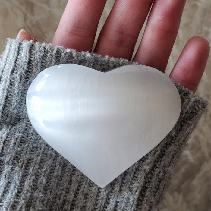 Selenite Heart