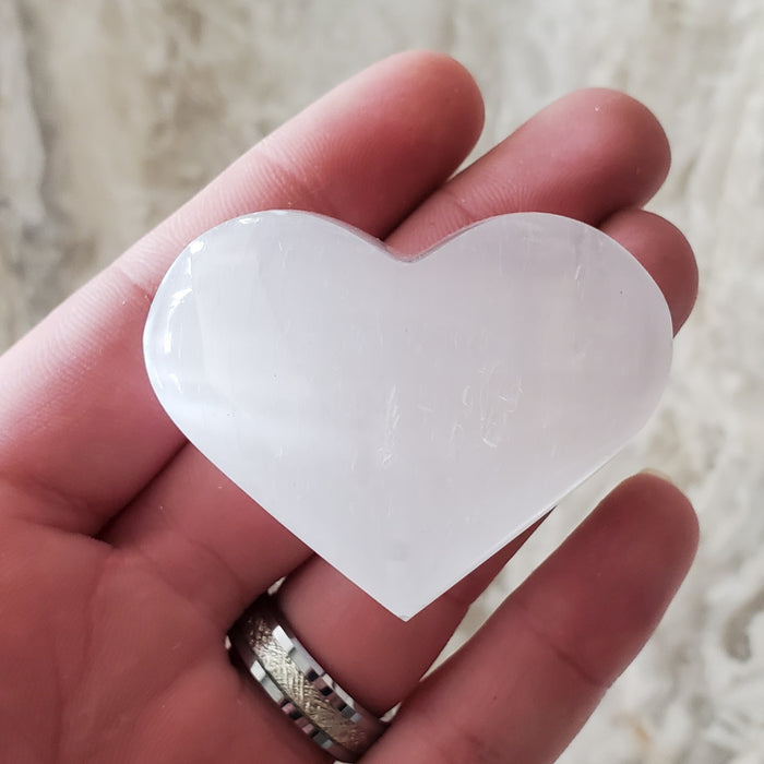 Selenite Heart