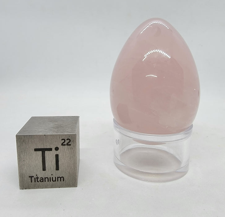 Natural Rose Quartz Crystal Egg Shaped