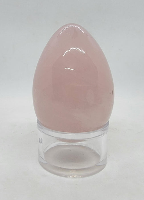 Natural Rose Quartz Crystal Egg Shaped