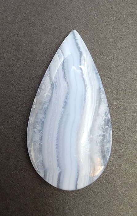 Blue Lace Agate Teardrop Cabochon