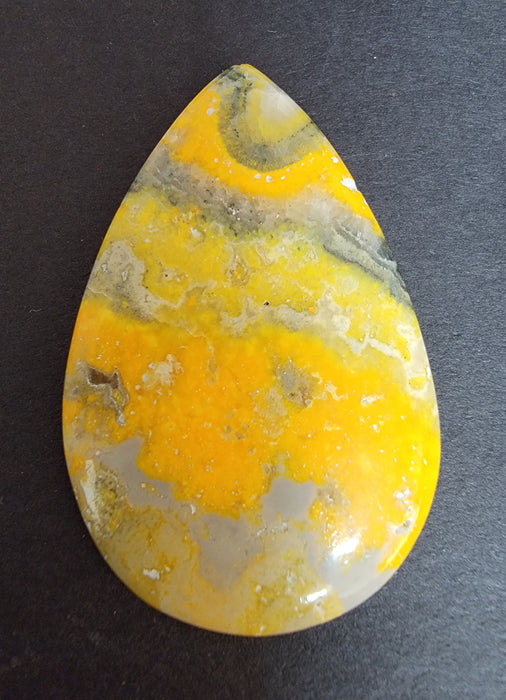 Bumble Bee Jasper Teardrop Cabochon