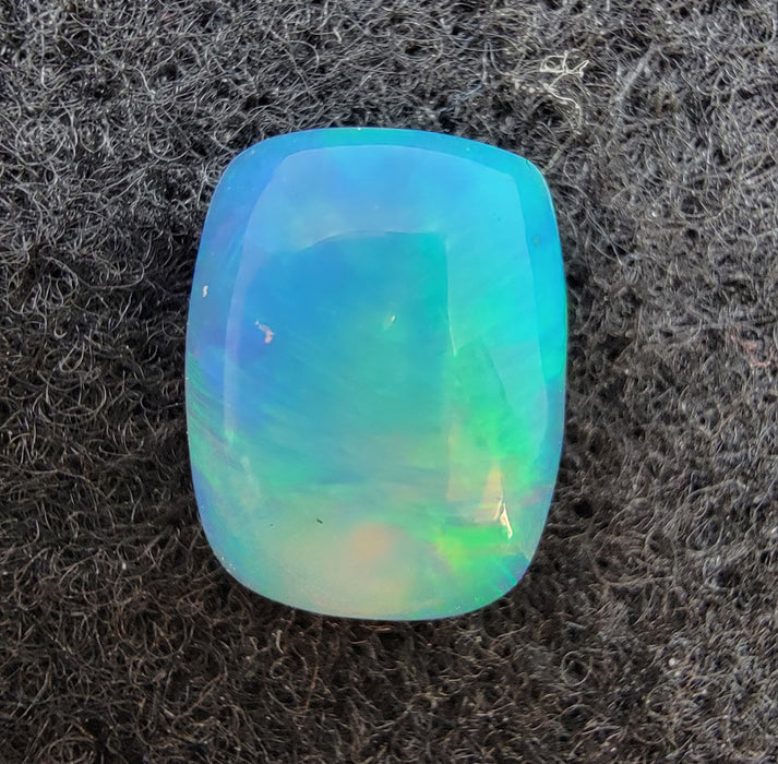 Brilliant Ethiopian Welo Opal Rectangle Cabochon | Ethiopia