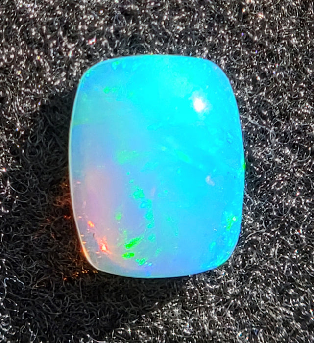 Brilliant Ethiopian Welo Opal Rectangle Cabochon | Ethiopia