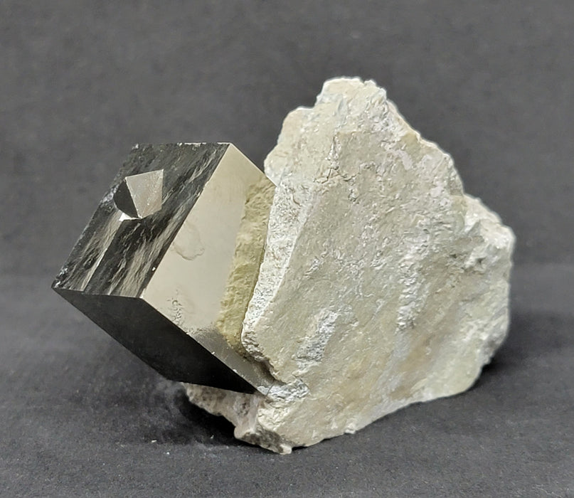 Large Natural Pyrite Cube in Matrix | Spain