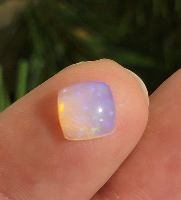 Brilliant Ethiopian Welo Opal Square Cabochon | Ethiopia