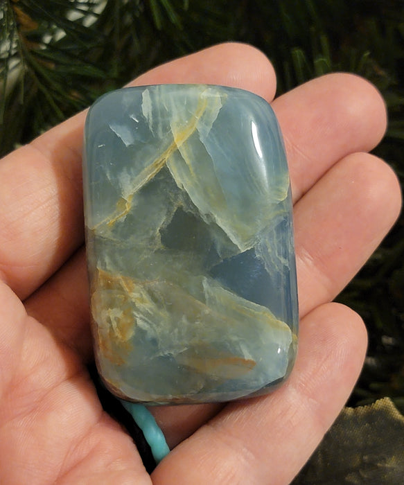 Gorgeous Blue Calcite Palm Stone | Argentina