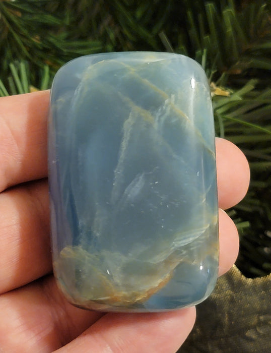 Gorgeous Blue Calcite Palm Stone | Argentina