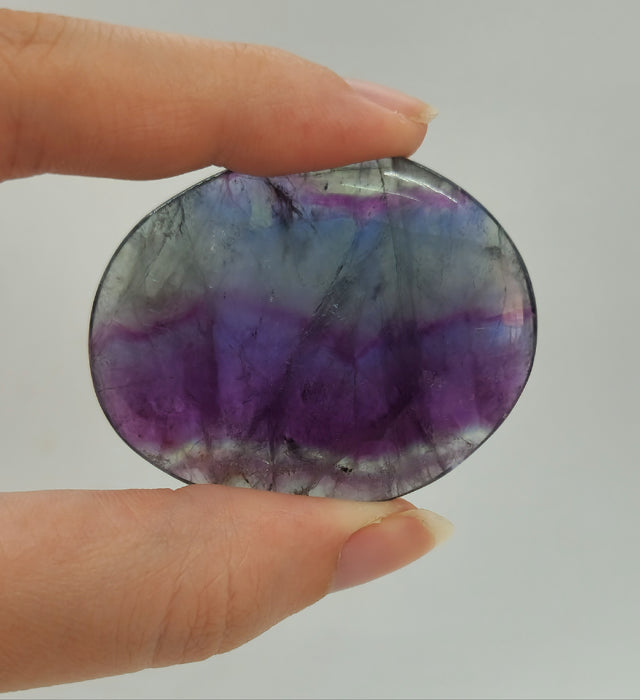 Fluorite Palm Stone
