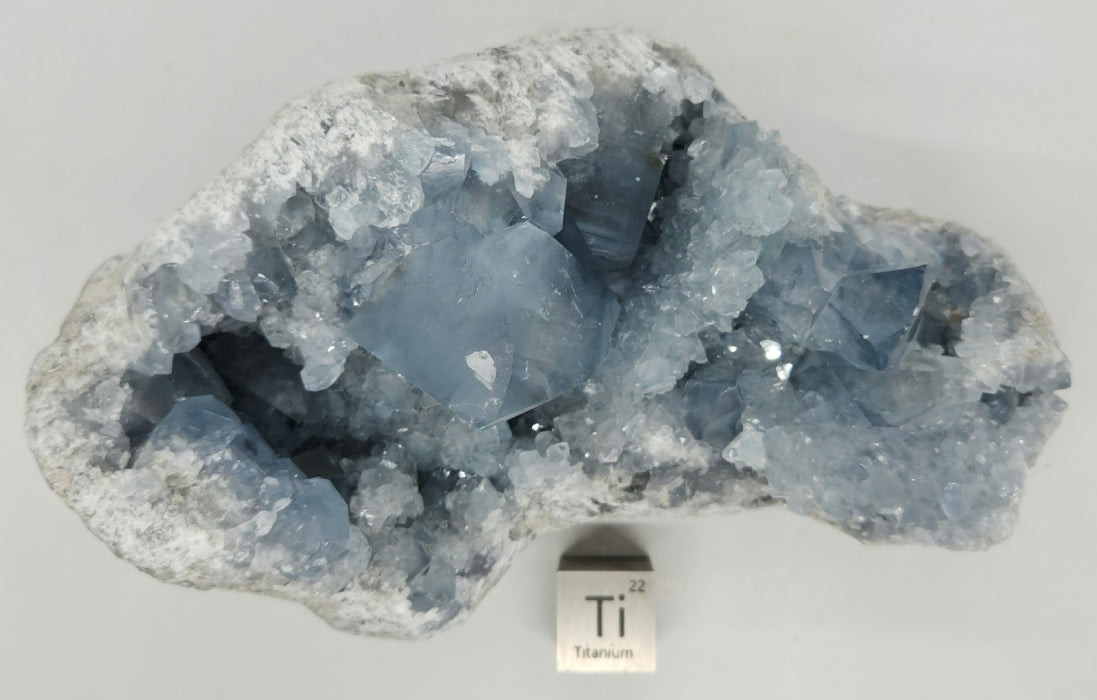 Huge Blue Celestite Geode | Madagascar