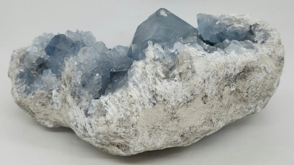 Huge Blue Celestite Geode | Madagascar