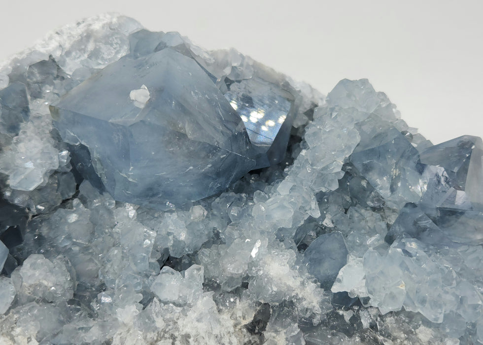 Huge Blue Celestite Geode | Madagascar