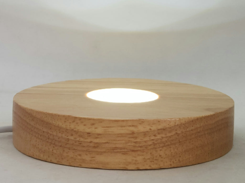 Wooden LED Light Base