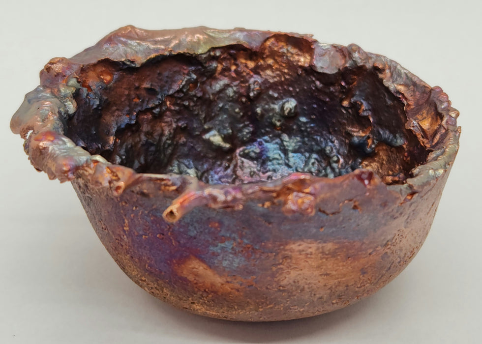 Beautiful Copper Hand Forged Decorative Bowl | Small