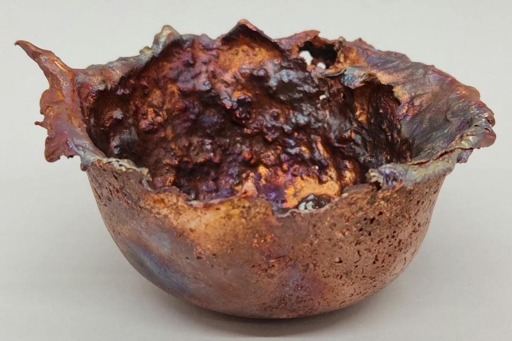 Beautiful Copper Hand Forged Decorative Bowl | Small
