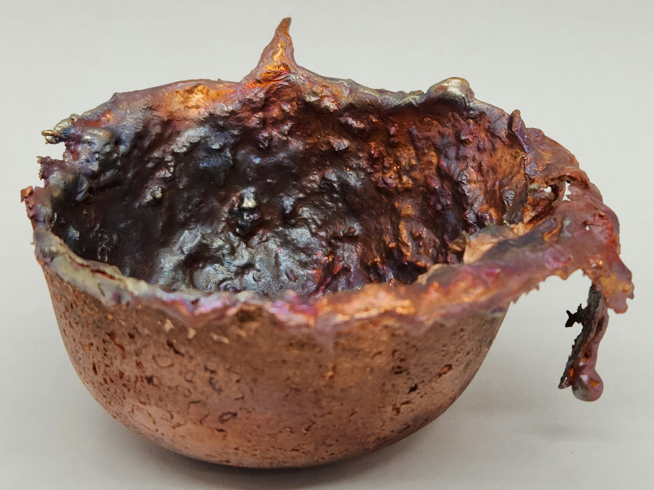 Beautiful Copper Hand Forged Decorative Bowl | Small