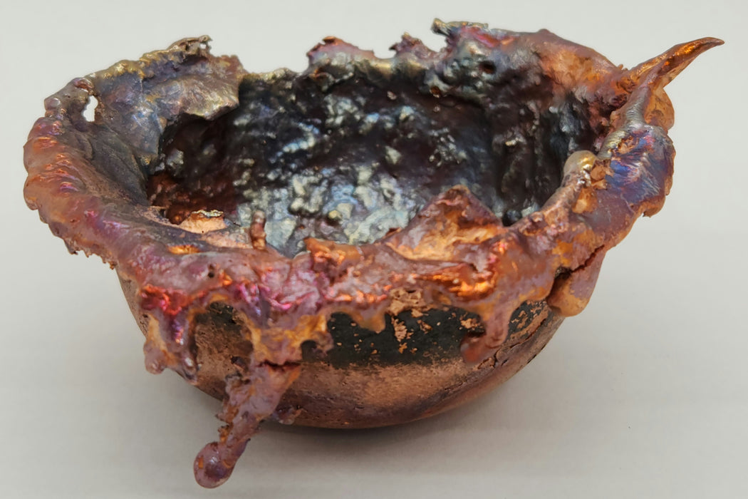 Beautiful Copper Hand Forged Decorative Bowl | Small