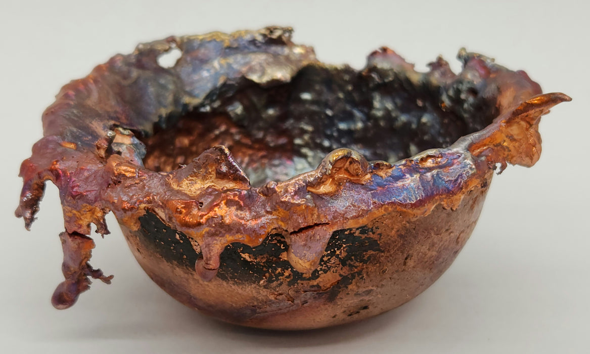 Beautiful Copper Hand Forged Decorative Bowl | Small