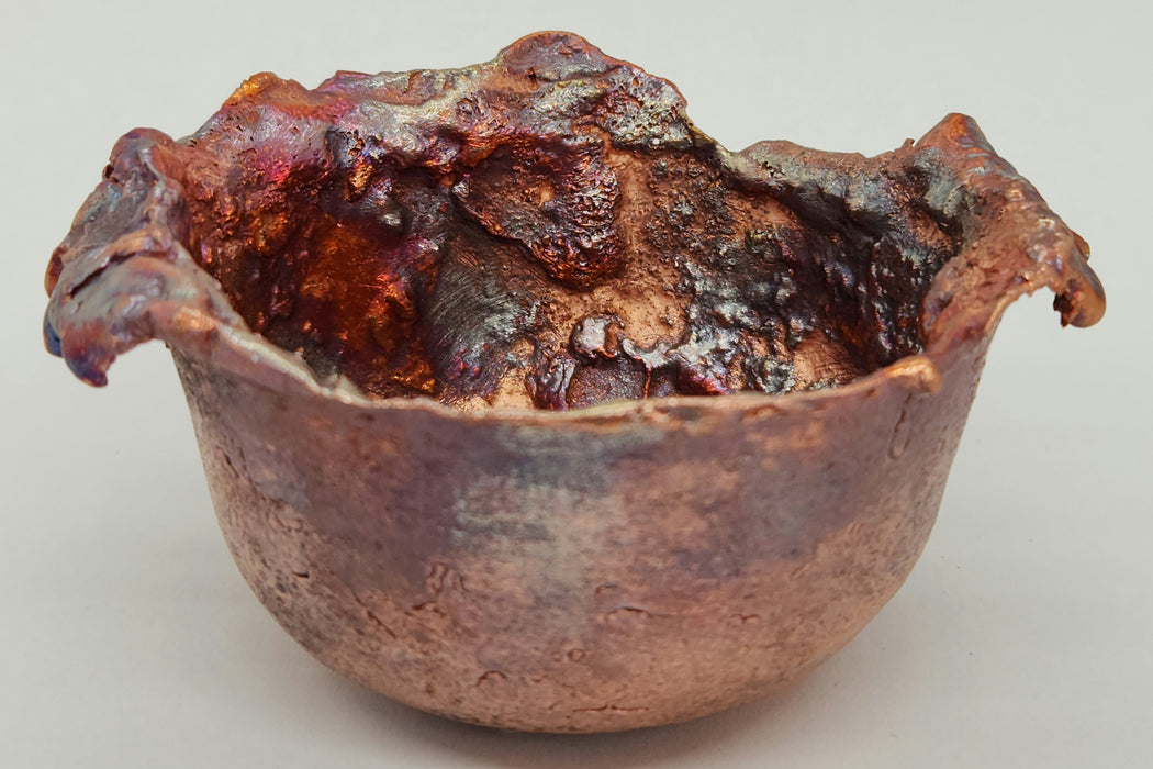 Beautiful Copper Hand Forged Decorative Bowl | Small