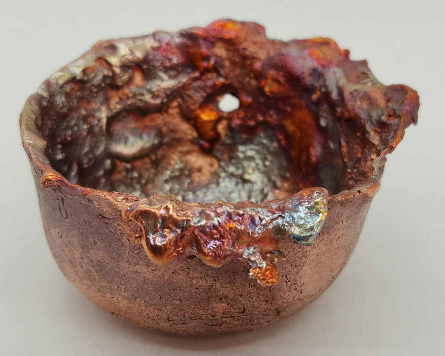 Beautiful Copper Hand Forged Decorative Bowl | Small