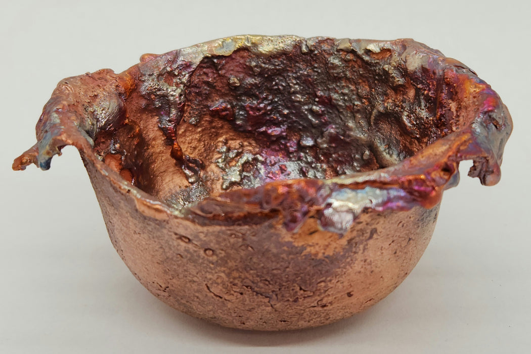 Beautiful Copper Hand Forged Decorative Bowl | Small