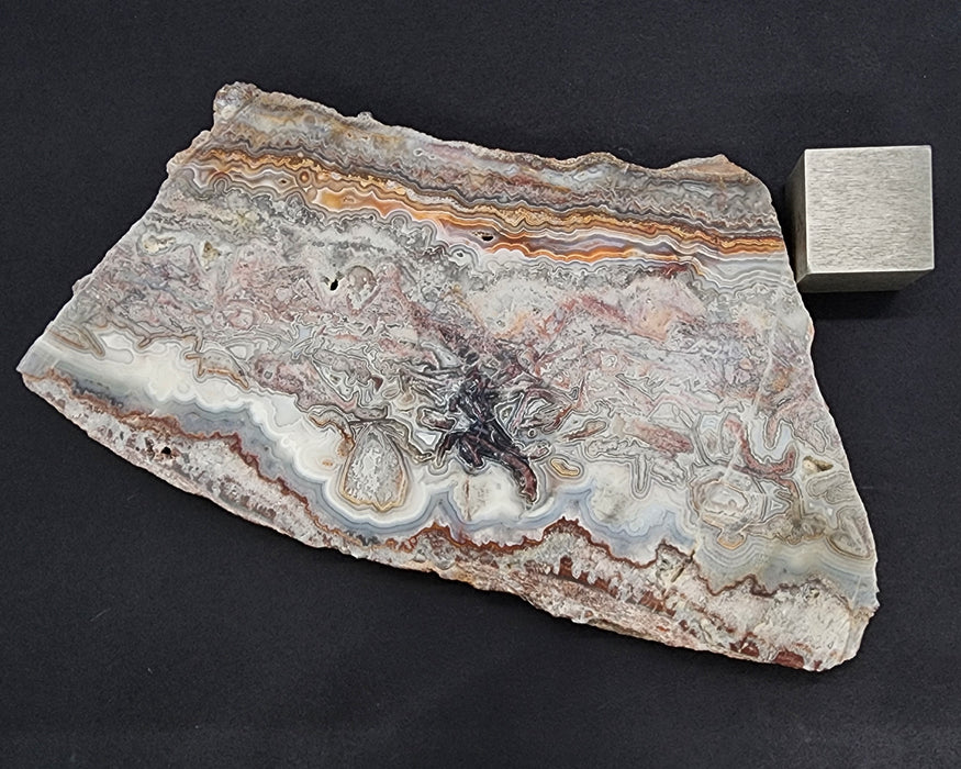 Crazy Lace Agate Unpolished Slab | Mexico