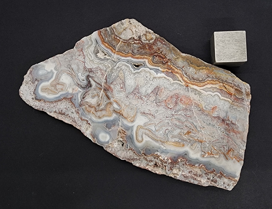 Crazy Lace Agate Unpolished Slab | Mexico