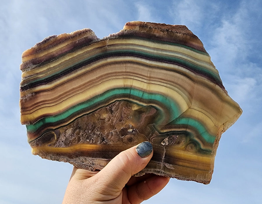 Fluorite Slab | Unpolished