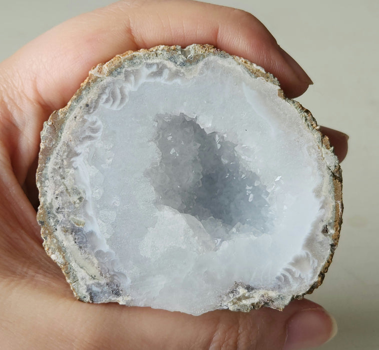 Las Choyas "Coconut" Geode Pair | Mexico