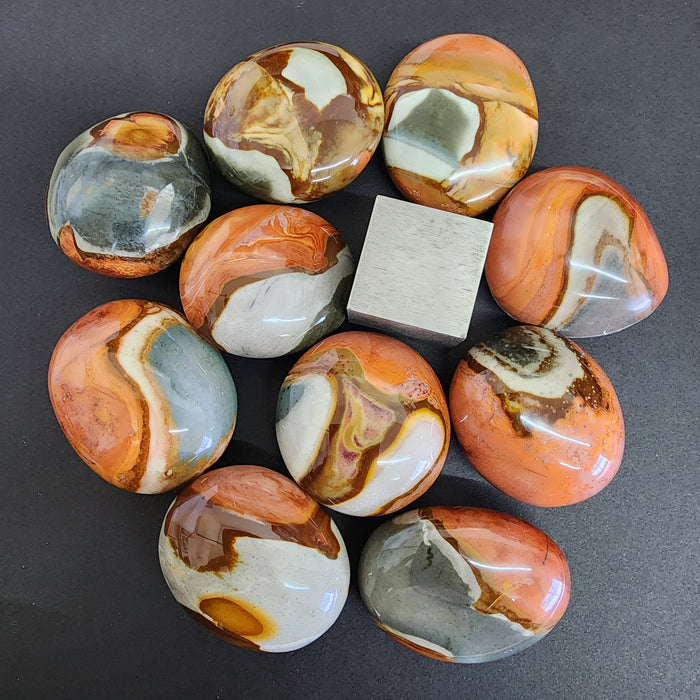 Polychrome Jasper Pebble | Madagascar