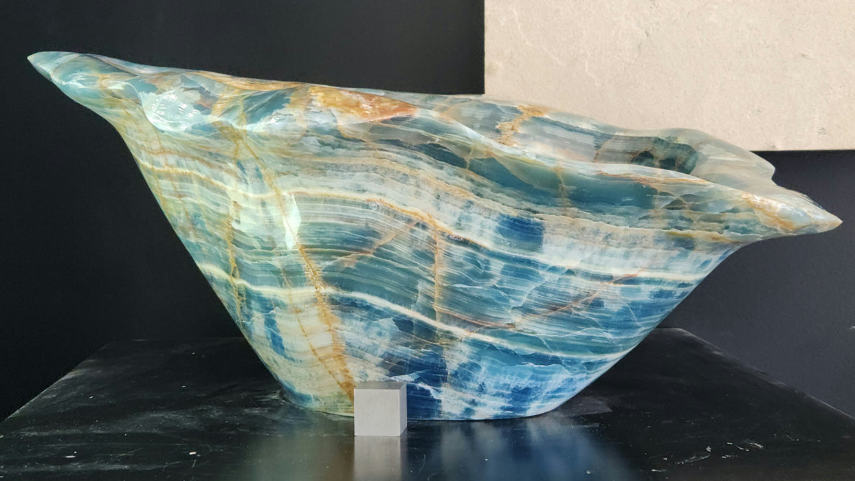 Gorgeous Blue Calcite Bowl | Argentina