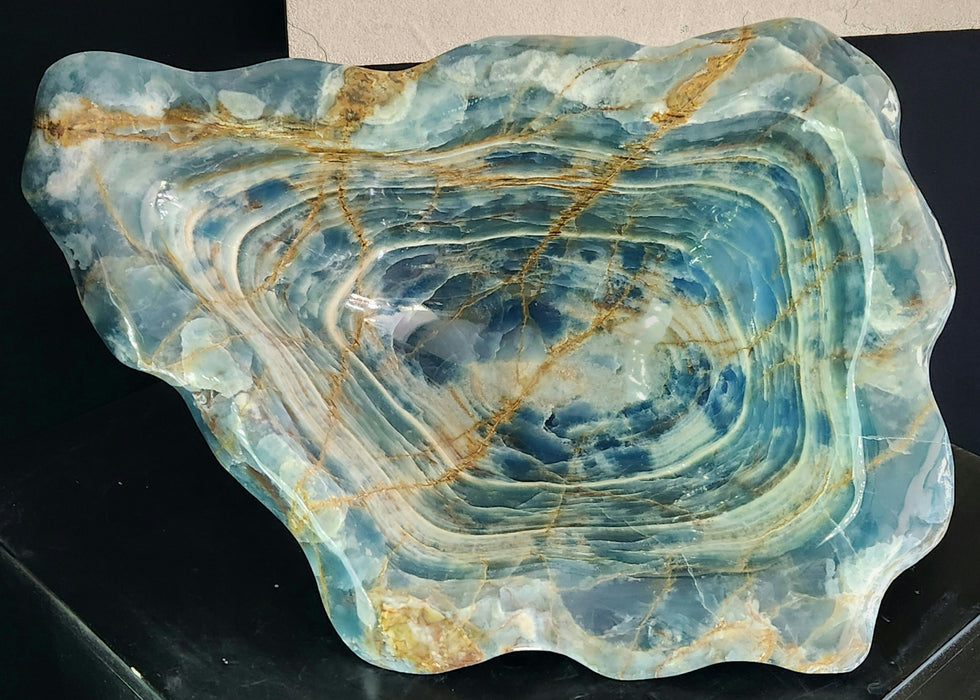 Gorgeous Blue Calcite Bowl | Argentina